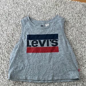 Levi’s cropped loose fit tank